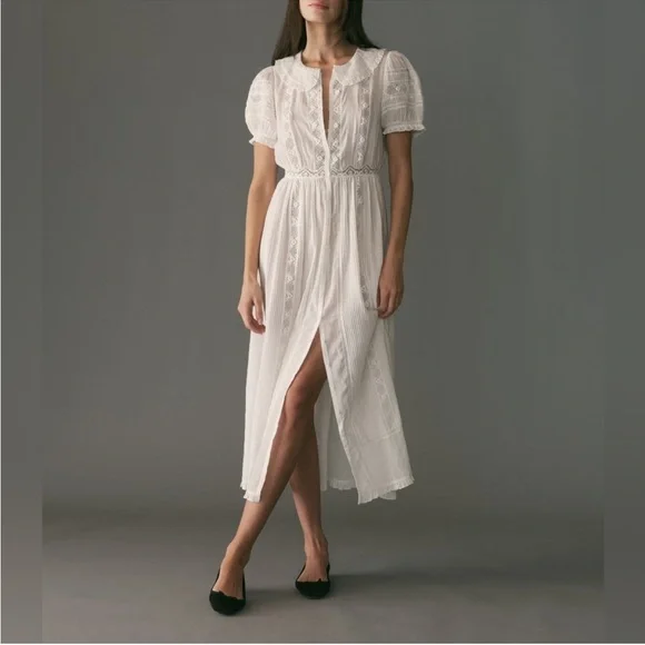 Doen Phoebe Dress in Salt - Picture 2 of 10